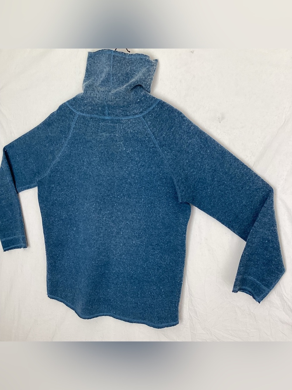 Duckworth Women's Powder High Neck Sweater made in USA merino wool - Picture 11 of 12